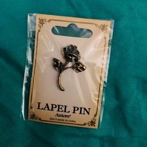 Rose 🌹 Lapel Pin - Gold Tone - 4 for $20 minor match - $7 each if bought separa